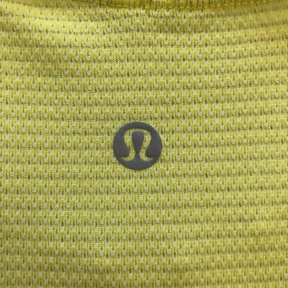 Lululemon Men Solid Yellow Metal Vent Tech Short Sleeve SS Crew Workout Shirt L - Picture 6 of 7
